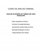 Análise Criminal do Bairro do Tambaú em João Pessoa/PB