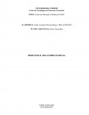 Modelo Prointer II - Relatório Parcial