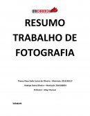 RESUMO TRABALHO DE FOTOGRAFIA