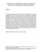COMPARAÇÃO DE ALTERAÇÕES DE ALTURA DOS 12 ANOS (1999 A 2011) NA GALERIA MATA, MATHO GROSSO