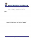 O CONTRATO DE TRABALHO E A LEGALIZAÇÃO DAS EMPRESAS