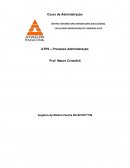ATPS – Processo Administração
