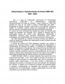 Interpretação da ISO 9001:2008