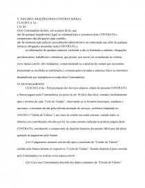 Contrato de prestação de serviços - Artigo - Juliana Alvarez