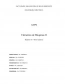 ATPS - Elementro de Máquinas II