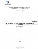 RELATÓRIO DO ESTÁGIO CURRICULAR OBRIGATÓRIO III – GESTÃO RELATÓRIO FINAL