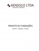 Projeto de Fundações - Sapata,Tubulão e Estaca