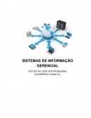 SISTEMAS DE INFORMAÇÃO GERENCIAL