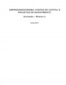 O EMPREENDEDORISMO, FONTES DE CAPITAL E PROJETOS DE INVESTIMENTO