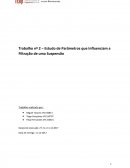 Os Parâmetros que Influenciam a Filtração de uma Suspensão
