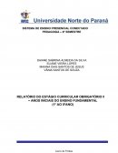 RELATÓRIO DO ESTÁGIO CURRICULAR OBRIGATÓRIO II – ANOS INICIAIS DO ENSINO FUNDAMENTAL (1º AO 5ºANO)