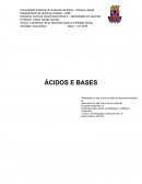 Relatório Ácidos e Bases