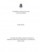 Relatório - DIREITO CONSTITUCIONAL II