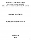 O Projeto de Matemática Financeira