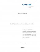 O Plano de Negócios de Operação e Produção