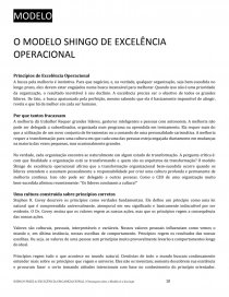 O Shingo Prize de Excelência Operacional - Abstract - KDGARCIA