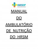 AS ORIENTAÇÕES NUTRICIONAIS