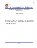 A CONSTITUIÇÃO DAS POLÍTICAS SOCIAIS E SEU PLANEJAMENTO NO BRASIL