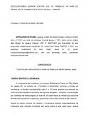 O EXCELENTÍSSIMO SENHOR DOUTOR JUIZ DO TRABALHO DA VARA DO TRABALHO DA COMARCA DE FOZ DO IGUAÇU – PARANÁ