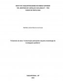 Fichamento do texto “A observação participante enquanto metodologia de investigação qualitativa”