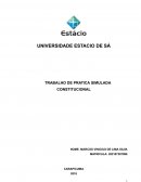 Peças processo pratica simulado constitucional