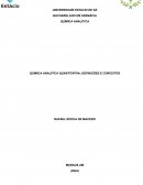 Química Analítica Quantitativa: Definições E Conceitos