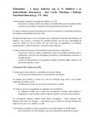 O Atlântico e as modernidades alternativas O Atlântico e as modernidades alternativas