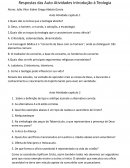 Auto atividade introdução a teologia Auto atividade introdução a teologia