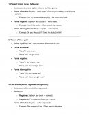 A Revisão Inglês 1-4 A Revisão Inglês 1-4