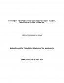 Ensaio Sobre a Transição Demográfica na França Ensaio Sobre a Transição Demográfica na França
