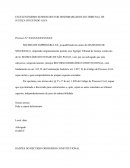 Razões Do Recurso Ordinário Constitucional Razões Do Recurso Ordinário Constitucional