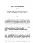 A Psicologia no Brasil: Leitura Histórica Sobre sua Constituição