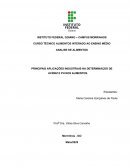 Principais Aplicações Industriais Na Determinação Principais Aplicações Industriais Na Determinação