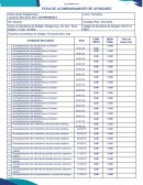 Ficha De Acompanhamento De Atividades