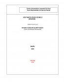 Estudo e Análise da Instituição Estudo e Análise da Instituição