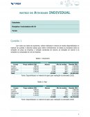 A Atividade Individual Controladoria A Atividade Individual Controladoria