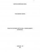Projeto De Extensão Institucional Desenvolvimento Sustentável Projeto De Extensão Institucional Desenvolvimento Sustentável
