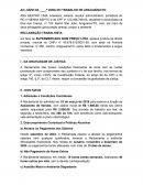 A Petição Inicial De Reclamação Trabalhista A Petição Inicial De Reclamação Trabalhista