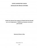 Análise dos Impactos das Mudanças do Simples Nacional Análise dos Impactos das Mudanças do Simples Nacional