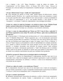 Questionário Behaviorismo Questionário Behaviorismo