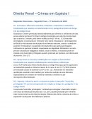O Direito Penal Crimes em Espécie O Direito Penal Crimes em Espécie