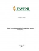 O Papel Do Psicopedagogo Na Educação Inclusiva O Papel Do Psicopedagogo Na Educação Inclusiva