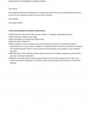 Modelo de Relatório Experimental Modelo de Relatório Experimental