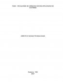 Trabalho Novas Tecnologias Trabalho Novas Tecnologias