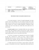 Resumo Apostila Evangelho Quadrangular Resumo Apostila Evangelho Quadrangular