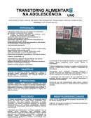 Transtorno Alimentar Na Adolescência Transtorno Alimentar Na Adolescência