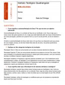 A Autoatividade ITQ - Bibliologia A Autoatividade ITQ - Bibliologia