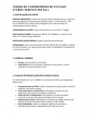 O Termo de Compromisso O Termo de Compromisso