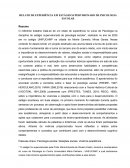 Relatório de Estágio Relatório de Estágio